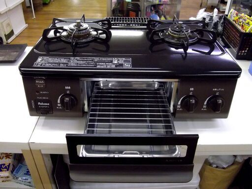 LPガステーブル パロマ IC-S37DX-L 2021年製 左強火力 プロパンガス 2  