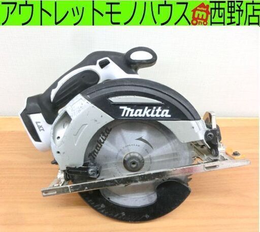 makita マルノコ 18V 電動ノコギリ 充電式 165mm 本体のみ 白 丸のこ 丸ノコ HS630D マキタ 札幌 西野店