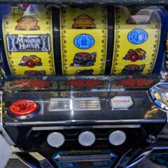 パチスロ 実機 モンスターハンター月下雷鳴 メダル不要機 #05002