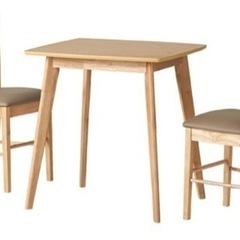 ダイニングテーブル+椅子2個セット