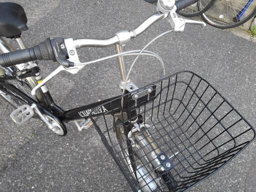 中古自転車2564 前後タイヤ新品！ 27インチ 6段ギヤ LEDオート