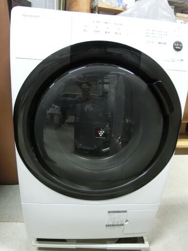越谷市内無料配送いたします。　年式浅いです。ドラム式洗濯乾燥機　SHARP シャープ　ES-S7F-WL 7.0kg 2022年製
