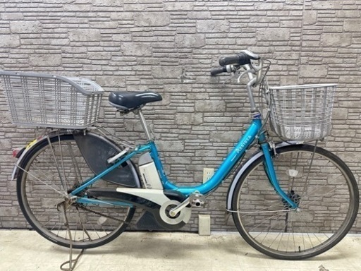 東京23区配達無料　新基準　ブリヂストン　アシスタ　6Ah リチウム 電動自転車 中古 261 バッテリー2個付き