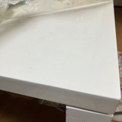 ダイニングテーブル 白80×140  高さ70【5/13 午後来...