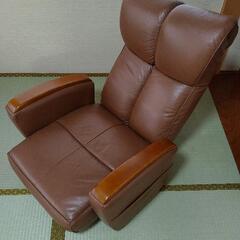 宮武製作所　高級本革回転座椅子