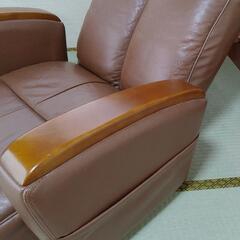 宮武製作所　高級本革回転座椅子