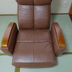 宮武製作所　高級本革回転座椅子
