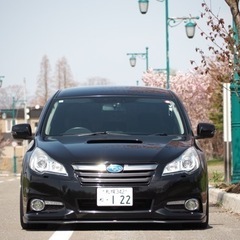 引取り限定レガシィ　BM/BR クリスタルアイ　ヘッドライト　インナークローム