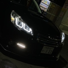 引取り限定レガシィ　BM/BR クリスタルアイ　ヘッドライト　インナークローム