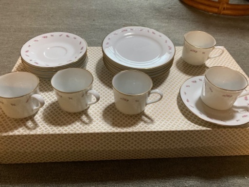 オールドノリタケ　昭和レトロ　カップアンドソーサー　ケーキ皿セット