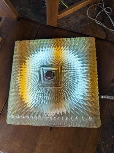 当時物 シャンデリア 森 当時物 シャンデリア土台 ゴールドサクラ