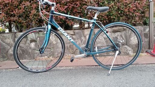 5ジャイアントクロスバイク青