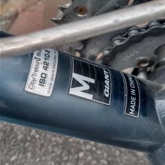 5ジャイアントクロスバイク青