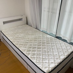 大量収納！新宿区新品シングルベッド