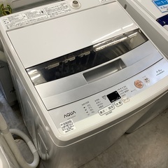 AQUA AQWｰS45E 全自動洗濯機4.5kg  2017年製