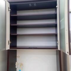 ★ジモティ割あり★  レンジボード ブラウン H206×D45.5×W78.7 クリーニング済み OJ803