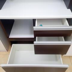 ★ジモティ割あり★  レンジボード ブラウン H206×D45.5×W78.7 クリーニング済み OJ803