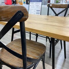 インダストリアル調ダイニング3点セットのご紹介！（トレファク寝屋川）