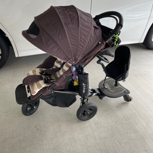 ⭐️激安⭐️値下げ‼️AirBuggyCoCo \u0026 2WAY BOARD 立ち乗りステップ・座る用ハンドル付きイスセット(受け渡し決定しました)