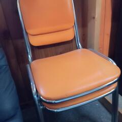パイプ椅子　２脚セット