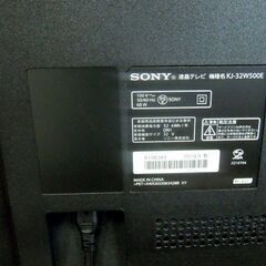 SONY 32インチ液晶 2019年製 KJ-32W500E ダブルチューナー ソニーTV