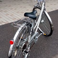 ★ジモティ割あり★  軽快車 27インチ シルバー クリーニング済み SJ2126 ☆ジモティ割あり☆ 軽快車 27インチ シルバー クリーニング済み SJ2126