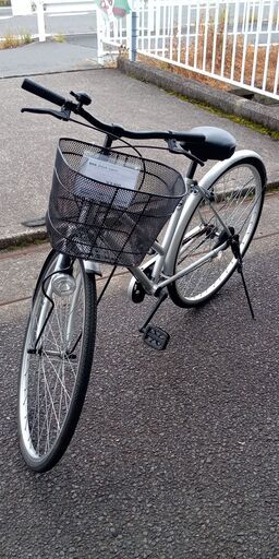 ★ジモティ割あり★  軽快車 27インチ シルバー クリーニング済み SJ2129