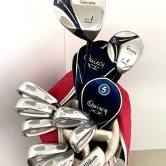 SOLD OUT【レディース！】◆TSURUYA Quincy XE＋ LONG ONE GP-Ⅱ アイアン等◆ゴルフクラブ ＋ バッグ付