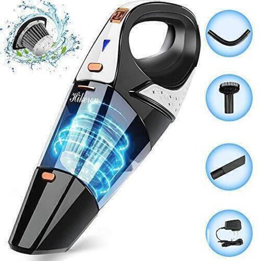 【レガストック江東店】★新品★Hikeren 乾湿両用コードレスハンディ掃除機 ハンディクリーナー H-305 小型軽量 25分間稼働 車用掃除機 多機能③