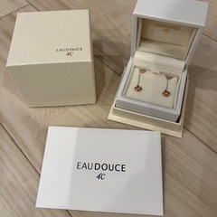 4℃ピンクゴールドピアス