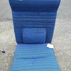 ジ126 青の座椅子　可動式座椅子