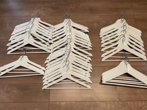 【IKEA】ホワイトハンガー大量セット