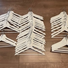 【IKEA】ホワイトハンガー大量セット