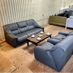 🌟激安‼️ マリアン✨応接セット5人掛けソファー　4点セット　本革　🌟