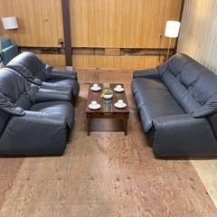 🌟激安‼️ マリアン✨応接セット5人掛けソファー　4点セット　本革　🌟