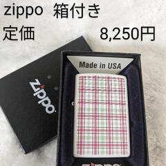 【新品・未使用・箱付き】zippo CH-WH チェック
