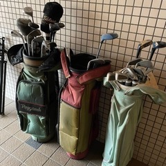 ゴルフバッグ＋ゴルフクラブ複数本セット