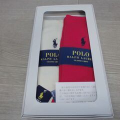 POLO ラルフローレン 靴下 ソックス 2足セット ワンポイン...