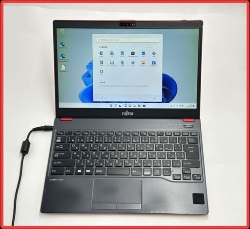 送料無料 訳あり 赤色 日本製 高速SSD 軽量薄型 13.3型 ノートパソコン 富士通 U937/R 第7世代 Core i5 4GB 無線 Bluetooth Office