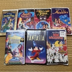 Disney(英語版)ビデオ【VHSビデオテープ×7】