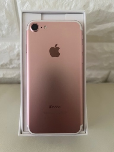 傷一切なし iPhone 7 Rose Gold 32 GB