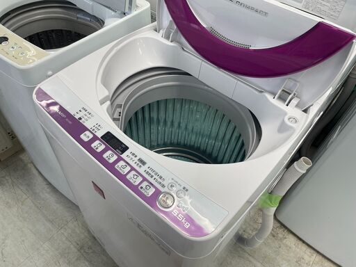 洗濯機の分解クリーニング行っています！配送設置込み　①　シャープ5.5K洗濯機　2016年製　分解クリーニング済み！！