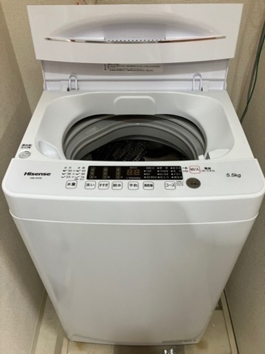 2022年製　洗濯機（ハイセンス社製）