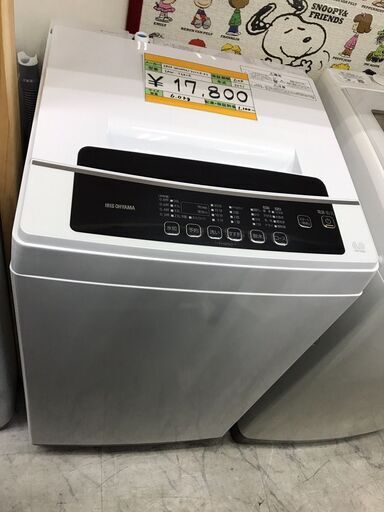 アイリスオーヤマ/IRISOHYAMA　洗濯機　6.0kg　IAW-T602E　2021年製