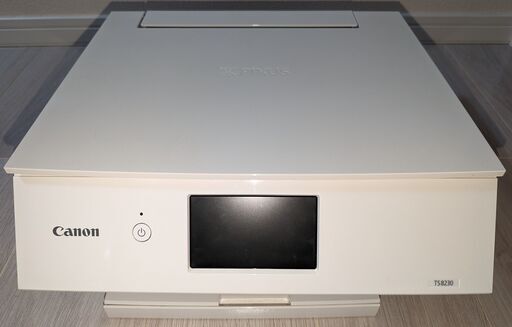 (取引中)(値下げ)[5/14まで]中古インクジェットプリンタ Canon PIXUS TS8230 純正マルチパックインク付き