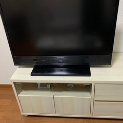 【無料】三菱テレビ&テレビ台　LCD-V32BHR6