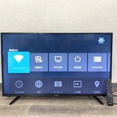 18年製 ハイセンス 43インチ 4K対応テレビ 43A6100...