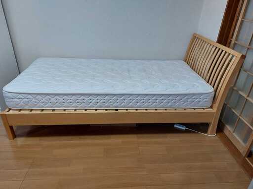 シングルベッド Single bed frame+ Mattress