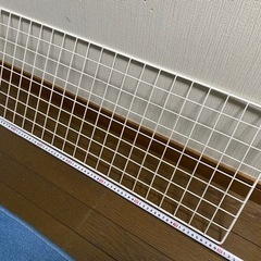 【ネット決済】ワイヤーネット白　80×30cm