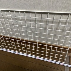 【ネット決済】ワイヤーネット白　62×40cm